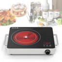 Ver imagem 1 de Vbgk Cooktop Elétrico Portátil 1800w com 9 Níveis de Potência e Timer (preto)