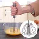 Ver imagem 2 de Batedor Mixer Fuê Inox Giratório para Ovos e Massas Aço Inoxidável Cozinha Inox Yeet