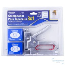 Grampeador Para Tapeceiro 3x1 Alta Pressão Pra marcenaria - 2
