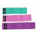 Ver imagem 1 de Kit 3 Faixas Elasticas de Exercicio Hip Resistance Bands - Fitness