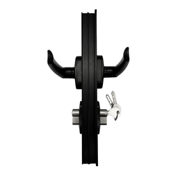 Fechadura Porta Giro Alumínio Preto Fosco Design Moderno e Seguro Dl13 - 7