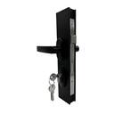 Ver imagem 3 de Fechadura Porta Giro Alumínio Preto Fosco Design Moderno e Seguro Dl13