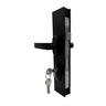 Fechadura Porta Giro Alumínio Preto Fosco Design Moderno e Seguro Dl13 - 3