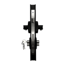 Ver mais imagens de Fechadura Porta Giro Alumínio Preto Fosco Design Moderno e Seguro Dl13