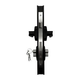 Fechadura Porta Giro Alumínio Preto Fosco Design Moderno e Seguro Dl13 - 8