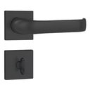 Ver imagem 2 de Kit Porta de Madeira 62 X 2.10 Friso Agatha Bat.mito 14cm Fech.wc Preto Fosco Lado Esquerdo - Hale