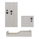 Ver imagem 7 de Quarto Infantil Completo com Minicama Montessoriana e Colchão Incluso Pirulito Multimóveis MP4905