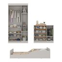 Ver imagem 5 de Quarto Infantil Completo com Minicama Montessoriana e Colchão Incluso Pirulito Multimóveis MP4905