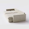 Sofá Cama Bélgica 2,10m em Linho Safira Bege Claro - Home Mobily - 12