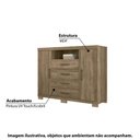 Ver imagem 2 de Cômoda Havana Master com 4 Gavetas e Pés - Atacama