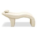 Ver imagem 4 de Maca Luxo em Courino Bege Capitone para Clinica de Estética Bz Home Decor