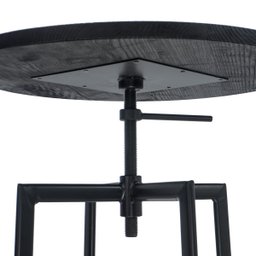 Mesa alta bistro bar industrial tampo madeira loft Turner - 4 Mesa alta bistro bar industrial tampo madeira loft Turner - 4