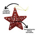 Ver imagem 6 de Conjunto Estrela Tridimensional Gliter Arabesco Vermelha 8cm Enfeite Árvore 9 Unidades - Magizi