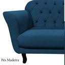 Ver imagem 6 de Namoradeira Decorativa Dália Bouclé Azul Marinho
