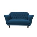 Ver imagem 2 de Namoradeira Decorativa Dália Bouclé Azul Marinho