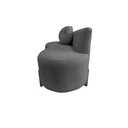 Ver imagem 6 de Namoradeira Sofá Feijão Lounge 120cm Orgânica Suede Cinza