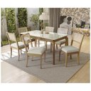 Ver imagem 1 de Conjunto de 2 Cadeiras Kappesberg Estofada 2CMM004CA-A040A Caqui SE