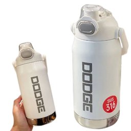 Copo Térmico Gigante com Canudo de 1 Litro - 2