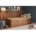 Ver imagem 2 de Cama Solteiro 2 Gavetas Madeira Maciça Beauty