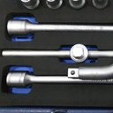 Ver imagem 4 de Jogo de Soquetes Sextavados e Estriados 6 À 22mm de 3/8" com 23 Peças - Gedore 014203