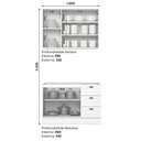 Ver imagem 4 de Armario Aereo e Balcao 120 Cm Ce169 Americana Branco Calcare Henn