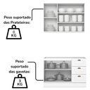 Ver imagem 5 de Armario Aereo e Balcao 120 Cm Ce169 Americana Branco Calcare Henn