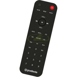 Controle Original Gradiente para Caixa Gca-102 Gca-103 Repõe Rc-103 para Caixa Gca-201 Gcl-105 Gcl-1