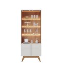 Ver imagem 2 de Cristaleira Noronha Off White Matte Freijó com Aparador para Sala Buffet Vitória Freijó Off White –