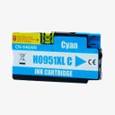 Ver imagem 2 de Cartucho de Tinta Compatível 951xl Ciano Cn046al Officejet 251dw 276dw 20ml