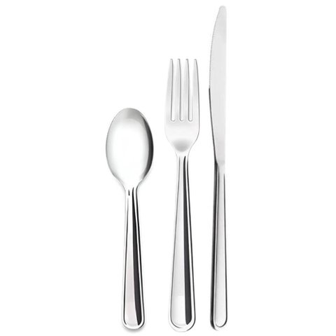 Jogo 36 Peças Talheres para Sobremesa Chá Inox Brinox Modena Garfo Faca Colher Mesa Posta