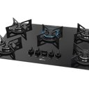 Ver imagem 2 de Cooktop a Gás Fischer 5 Bocas Fit Line Trempe Iron