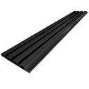Ver imagem 1 de Painel Decorativo Ripado de Pvc Placa 270cmx15cm Bariri - Tk