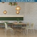 Ver imagem 7 de Kit 4 Cadeiras Empilhável Leme Fratini Aço Fendi Assento e Encosto Trama de Corda Náutica Fendi