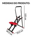 Ver imagem 2 de Elíptico Multifuncional Simulador Caminhada e Escalada Dobrável Portátil Importway Iwf022