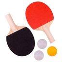 Ver imagem 1 de Kit Ping Pong 4 Raquetes e 6 Bolinhas