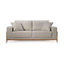Ver imagem 2 de Sofá Paris 3 Lugares Linho Cinza Claro 2,10m Confortável Sala