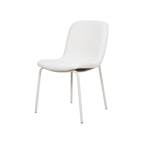 Cadeira Celeste Estrutura Aço Estofada Waw Design