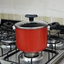 Ver imagem 2 de Caldeirão Antiaderente Duas Alças 16 cm Tampa de Vidro