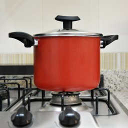 Caldeirão Antiaderente Duas Alças 16 cm Tampa de Vidro - 3