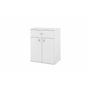 Ver imagem 1 de Balcão Multiuso Cozinha ASM168 c/ 2 Portas e 1 Gaveta Branco - Movelbento