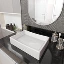 Ver imagem 2 de Cuba Pia Dalla para Banheiro com Valvula Oculta