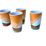Kit 6 copos de Melanina Duráveis Estampados coloridos - 1