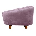 Ver imagem 4 de Poltrona Cama Caminha Pet Baby Laddi Veludo Rose Dvinn