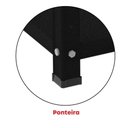 Ver imagem 6 de Estante de Estrutura Metálica com 6 Prateleiras 175cm(a)92acm(l)40cm(p) com Reforço Preto