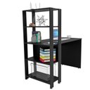 Ver imagem 4 de Mesa Escritório Escrivaninha 1,20m com Prateleiras Netmobil