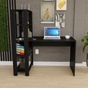 Ver imagem 1 de Mesa Escritório Escrivaninha 1,20m com Prateleiras Netmobil