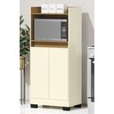 Ver imagem 1 de Balcão Jet 2 Portas Pérola/Mel - Móveis Primus