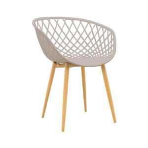 Cadeira com Braços Polipropileno Clarice 