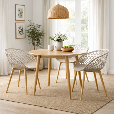 Cadeira com Braços Polipropileno Clarice 