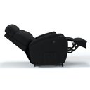 Ver imagem 5 de Poltrona do Papai Reclinável em Tecido Linho Cor Preta Reclinação Elétrica - Modelo Florença